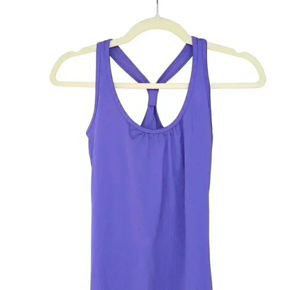 New Champion Purple Athletic Sleeveless Razor Back Workout Tank Top - Picture 2 of 6